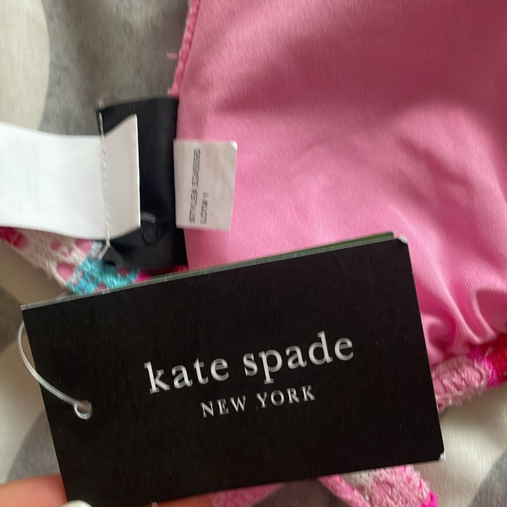 NWT KATE SPADE Colorful Striped Bikini Set SIZE MEDIUM - Picture 4 of 5